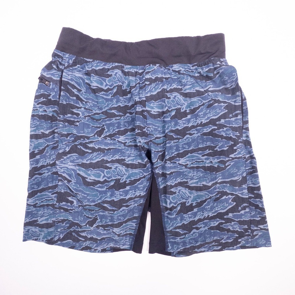 Lululemon Shorts Mens Medium Blue T.H.E. Linerless Short 10"‎ Running Gym Hiking